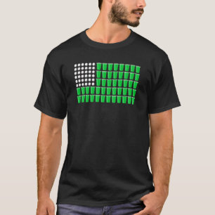 USA College Party Game Spring Break Beer Pong 2 T-Shirt