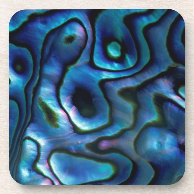 USA, Colorado, Lafayette. Abalone shell Coaster (Front)