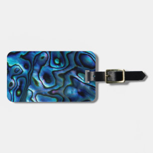 USA, Colorado, Lafayette. Abalone shell Luggage Tag