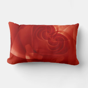USA, Colorado, Lafayette. Red rose montage Lumbar Cushion
