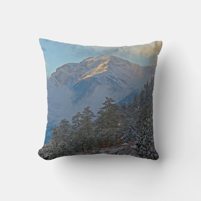 USA, Colorado, Mountains In Estes Park Cushion (Front)