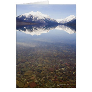 USA, Colorado, Mountains reflected in lake
