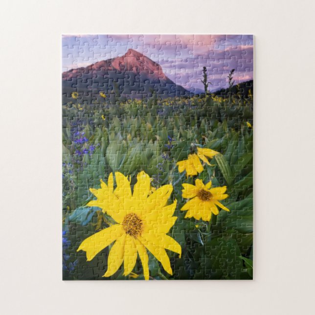 USA, Colorado, Mt. Crested Butte Jigsaw Puzzle (Vertical)