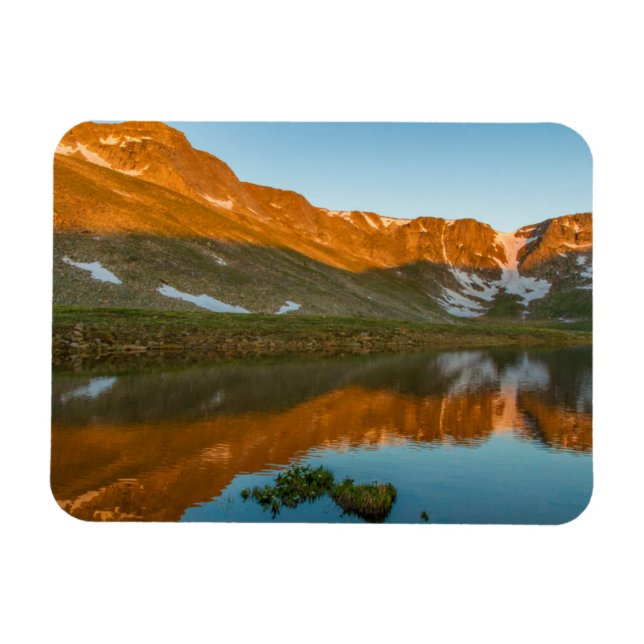 USA, Colorado, Mt. Evans. Summit Lake Reflection Magnet (Horizontal)