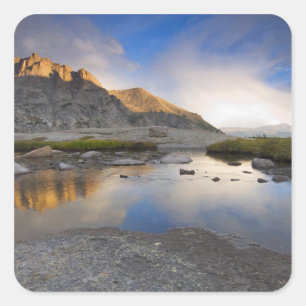 USA, Colorado, Rocky Mountain NP. Square Sticker