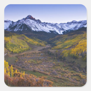 USA, Colorado, Rocky Mountains, San Juan Square Sticker