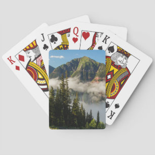 USA, Colorado, San Juan Mountains. Clearing Playing Cards