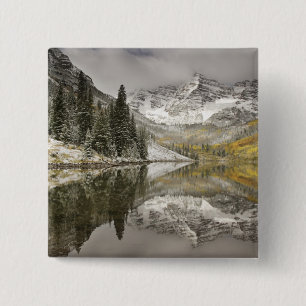 USA, Colorado, White River National Forest, 15 Cm Square Badge
