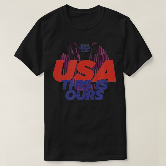 USA Concacaf Gold Cup 2021  T-Shirt (Design Front)