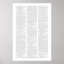 USA Constitutional Amendments Poster