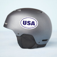 USA country code abbreviation blue oval vinyl