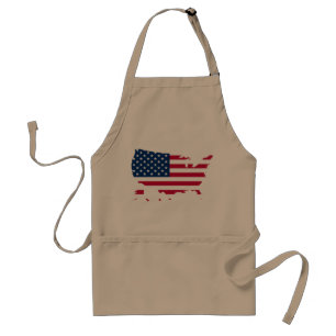Usa country flag standard apron