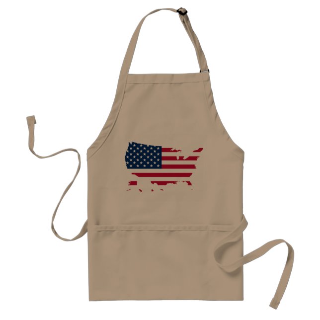 Usa country flag standard apron (Front)