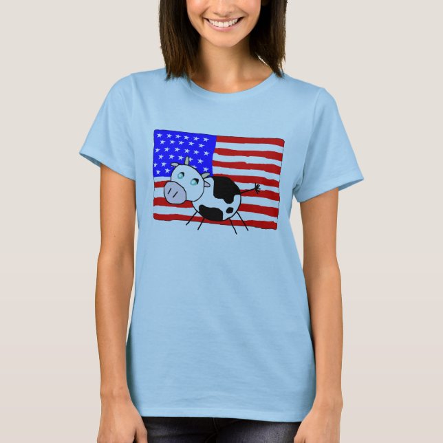 USA Cow T-Shirt (Front)