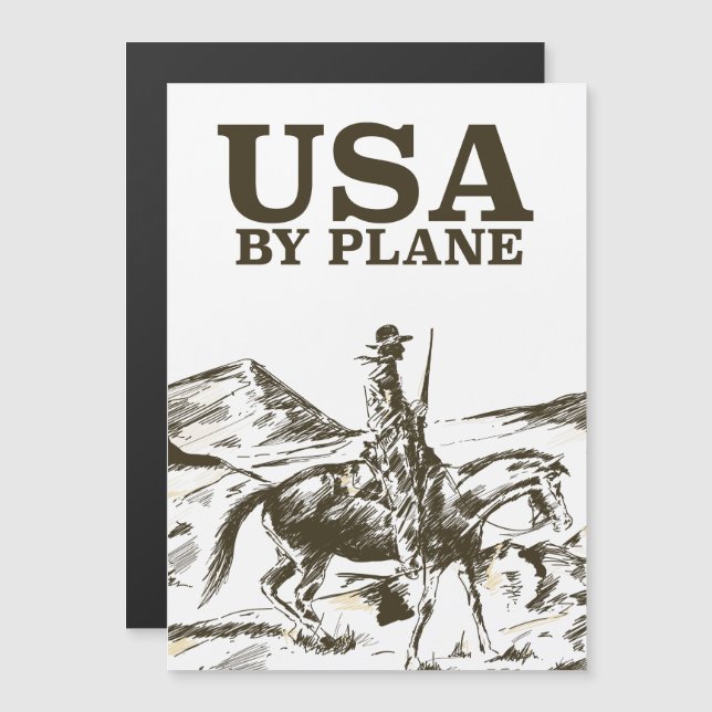USA Cowboy Travel poster (Front/Back)