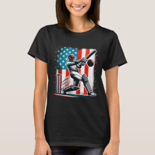 Usa Cricket Jersey Usa Cricket Team Lover Supporte T-Shirt