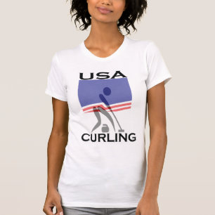 USA Curling T-Shirt