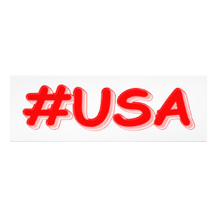 "#USA" Cute Design. Buy Now Photo Print