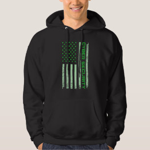 USA Cyber Security For Men Women Anti Malware Geek Hoodie
