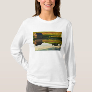 USA, Delaware, Wilmington. Stone barn on edge T-Shirt