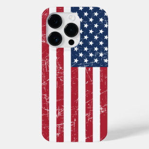 USA Distressed Flag Case-Mate iPhone 14 Pro Case