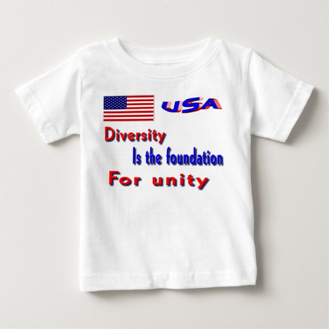 USA diversity t-shirts (Front)