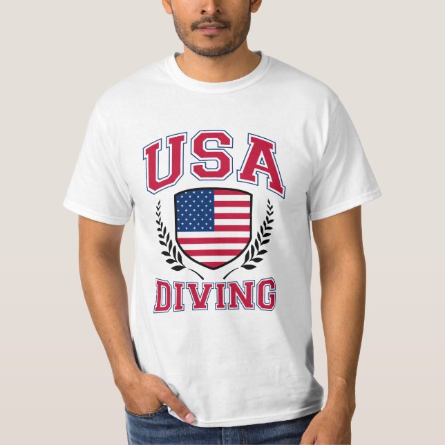 USA Diving T-Shirt (Front)