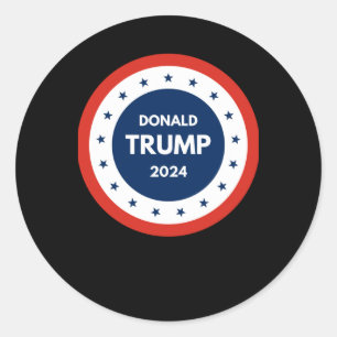 Usa Donald Trump 2024  Classic Round Sticker