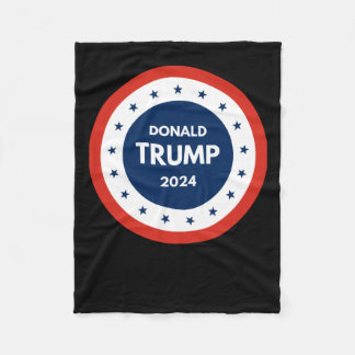 Usa Donald Trump 2024  Fleece Blanket