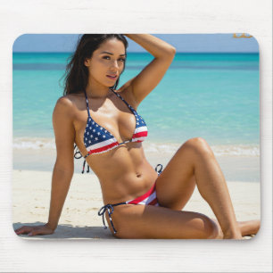 USA Dream Girl 8 Mouse Pad