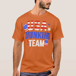 USA drinking team for Independence day on 4th of J T-Shirt