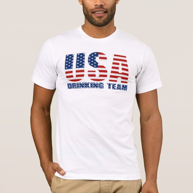 USA Drinking Team T-shirt (Front)