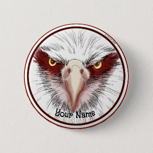 USA Eagle  6 Cm Round Badge