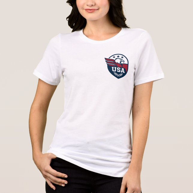 USA Eagle Crest Tri-Blend Shirt (Front)