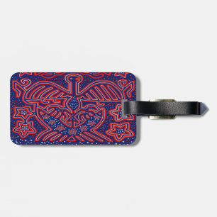 USA Eagle Democratic Patriot Luggage Tag