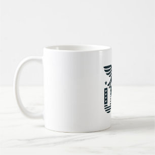 USA Eagle Patriotic Desig -Stars and Stripes Style Coffee Mug