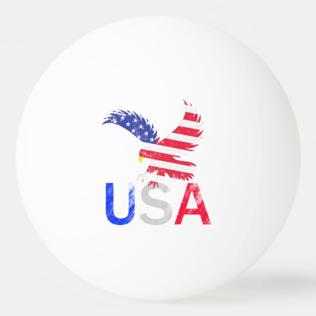 USA Eagle Ping Pong Ball (Front)