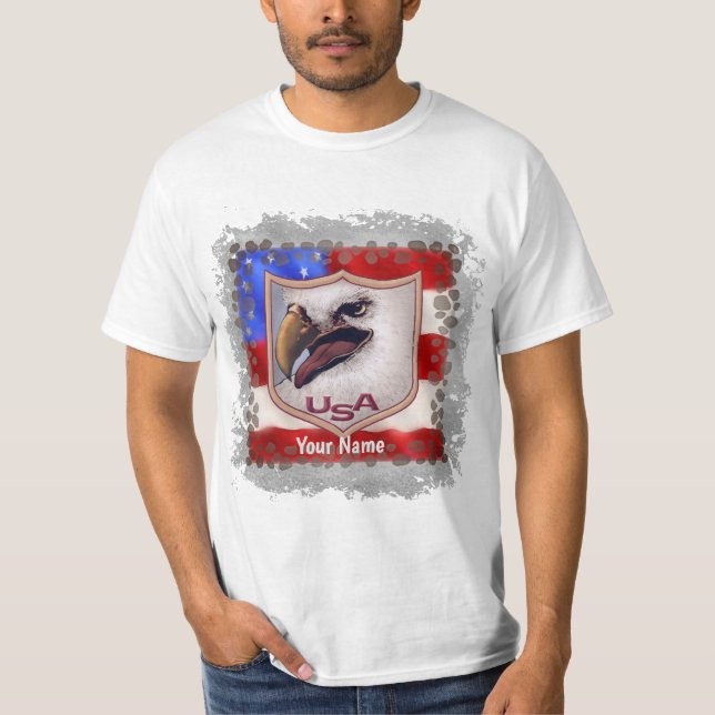 USA Eagle Shield  t-shirt (Front)