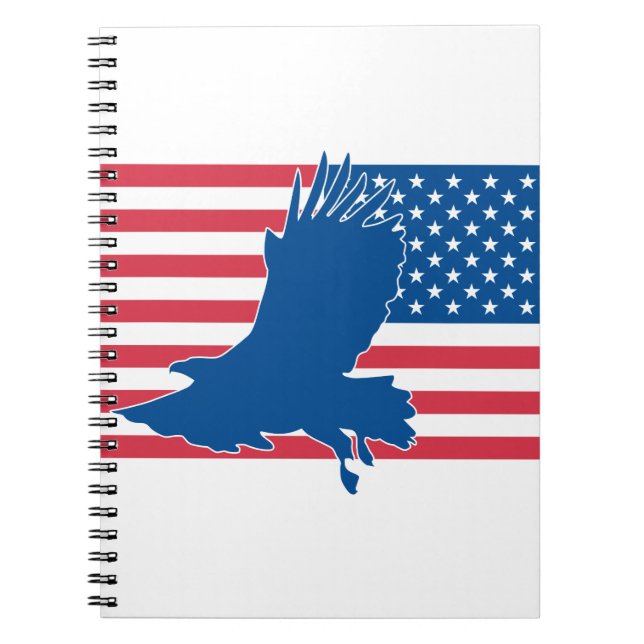 USA eagle Spiral Notebook (Front)