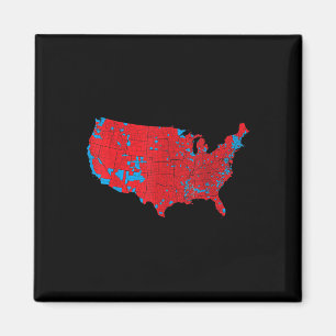 Usa Election Map 2024 President Trump Republican R Magnet