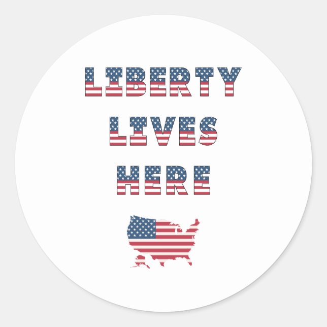 USA Elections Party Collection! Classic Round Sticker (Front)