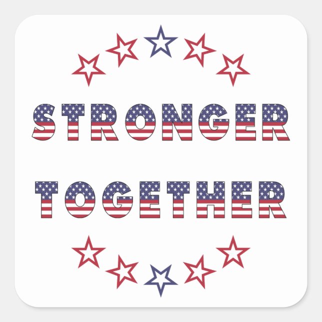 USA Elections Party Collection! Square Sticker (Front)