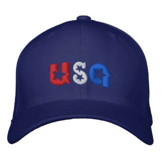 USA EMBROIDERED HAT