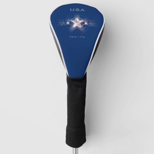 USA Estd. 1776 Golf Head Cover (Front)