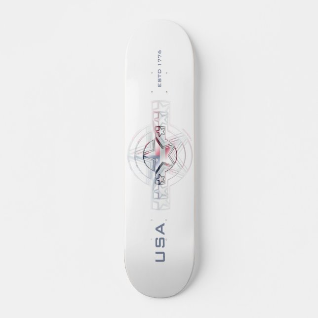USA Estd. 1776 Skateboard (Front)