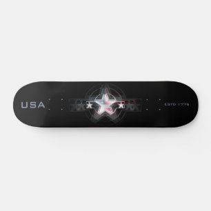 USA Estd. 1776 Skateboard