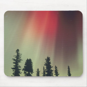 USA, Fairbanks area, Central Alaska, Aurora Mouse Pad