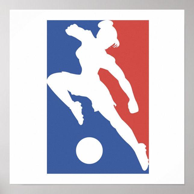 USA Female Soccer Tshirts and Gifts Poster (Front)