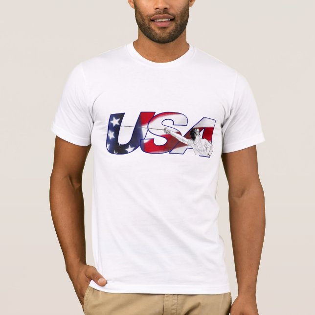 USA Fencing - White Shirt (Front)