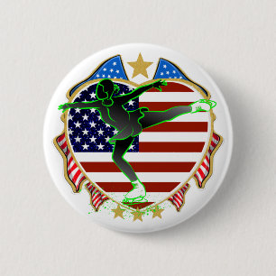 USA Figure Skating BUTTON
